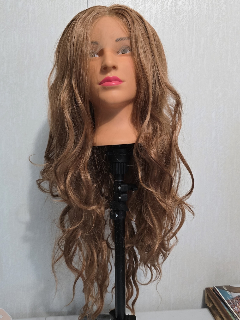 Cooper long curly wig